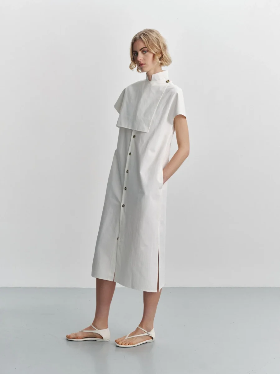 SORA - Robe longue en coton-lin – Image 5