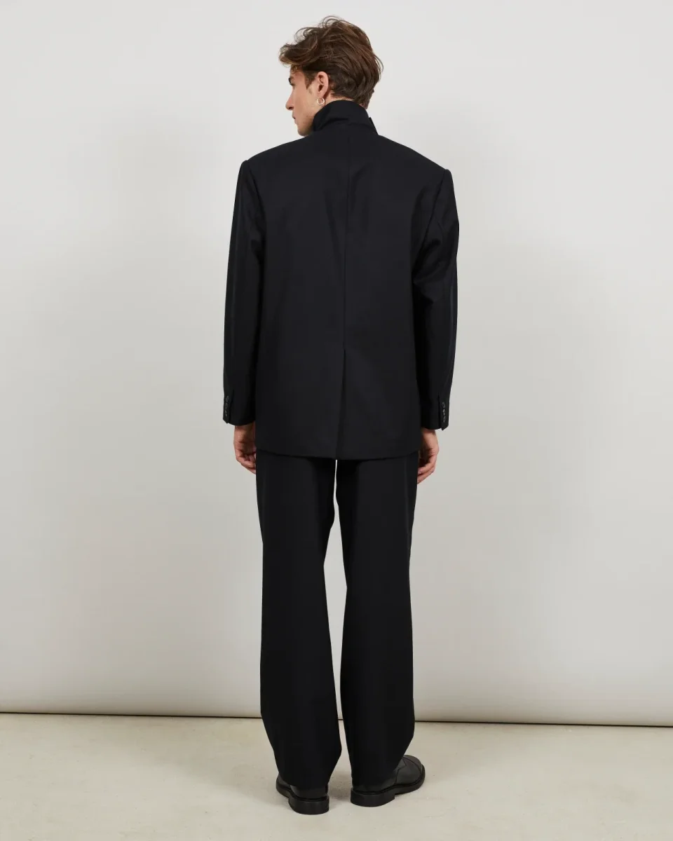 EASTE - Veste sans col en flanelle – Image 9