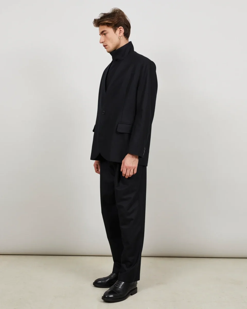 EASTE - Veste sans col en flanelle – Image 8