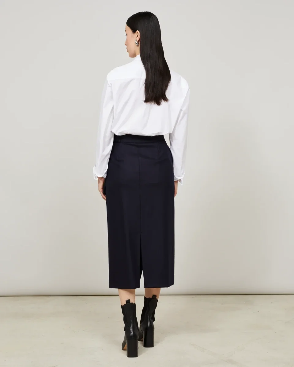 FALDA - Jupe portefeuille en flanelle – Image 6