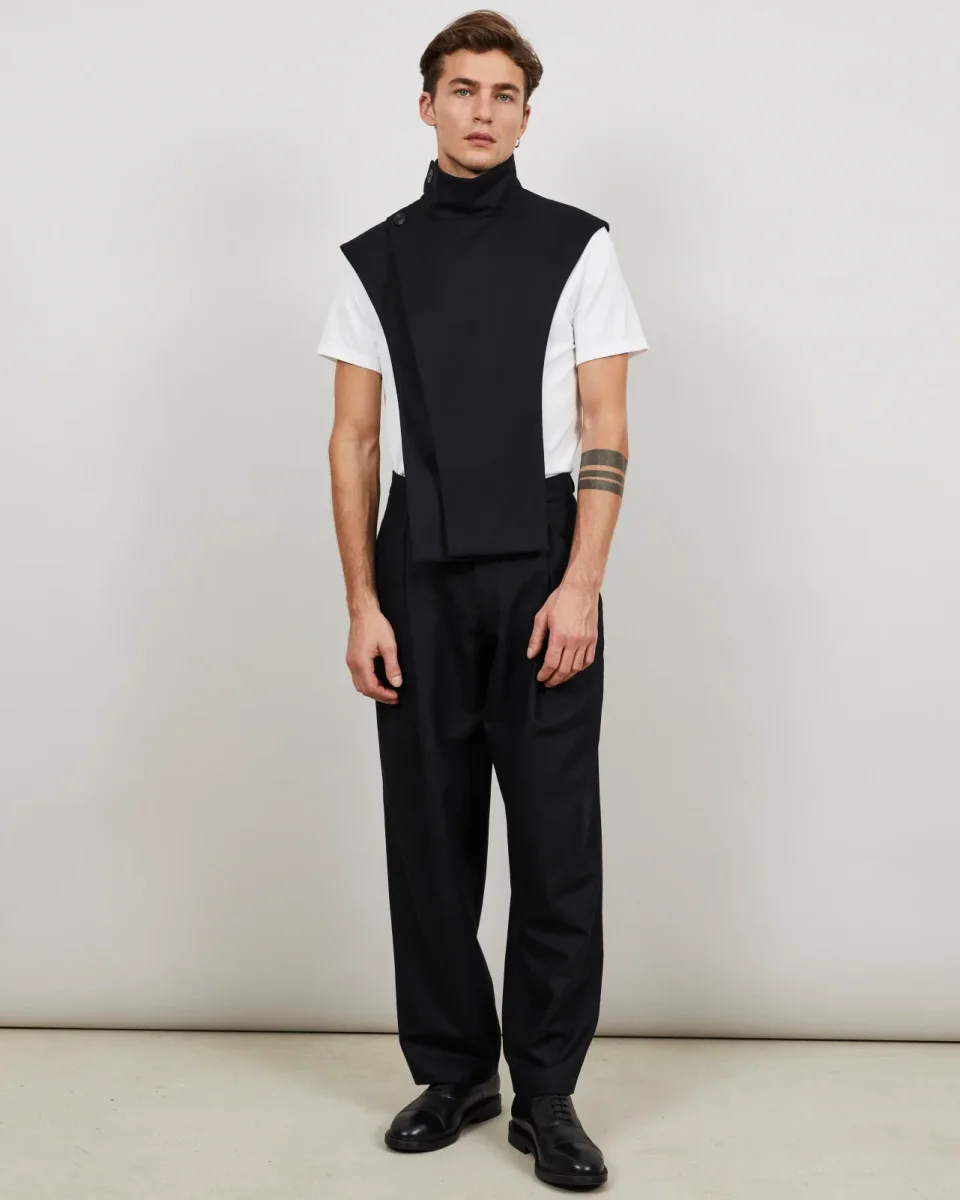 SOKO - Plastron à col montant en flanelle – Image 6