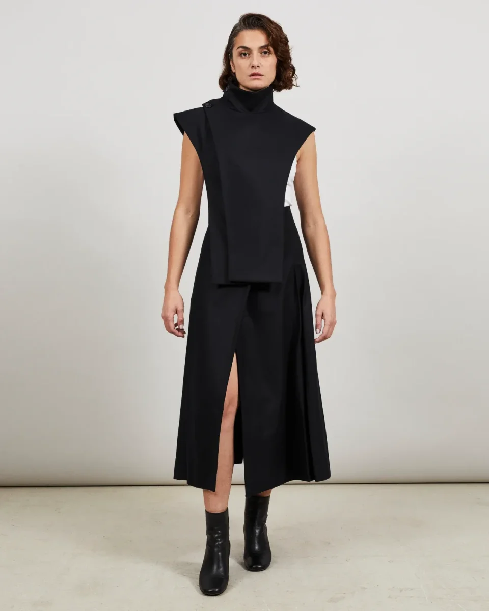 SOKO - Plastron à col montant en flanelle – Image 4