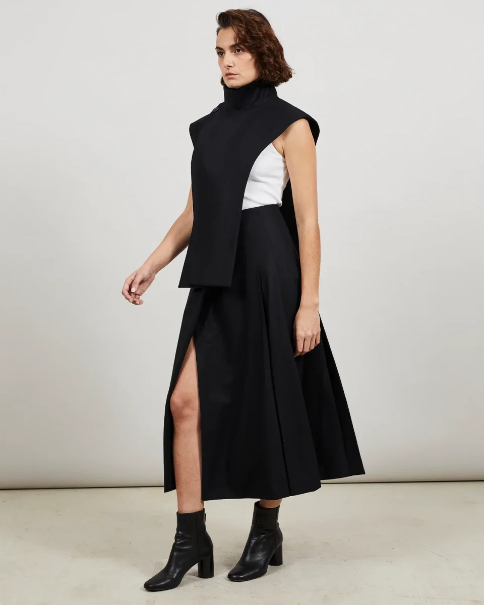 SOKO - Plastron à col montant en flanelle – Image 5