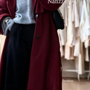 Veste trench Loa bordeau