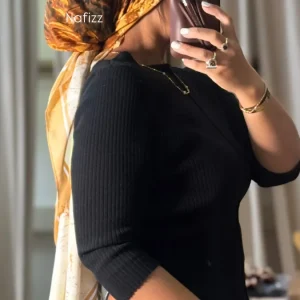 Grand carré de soie Oya camel