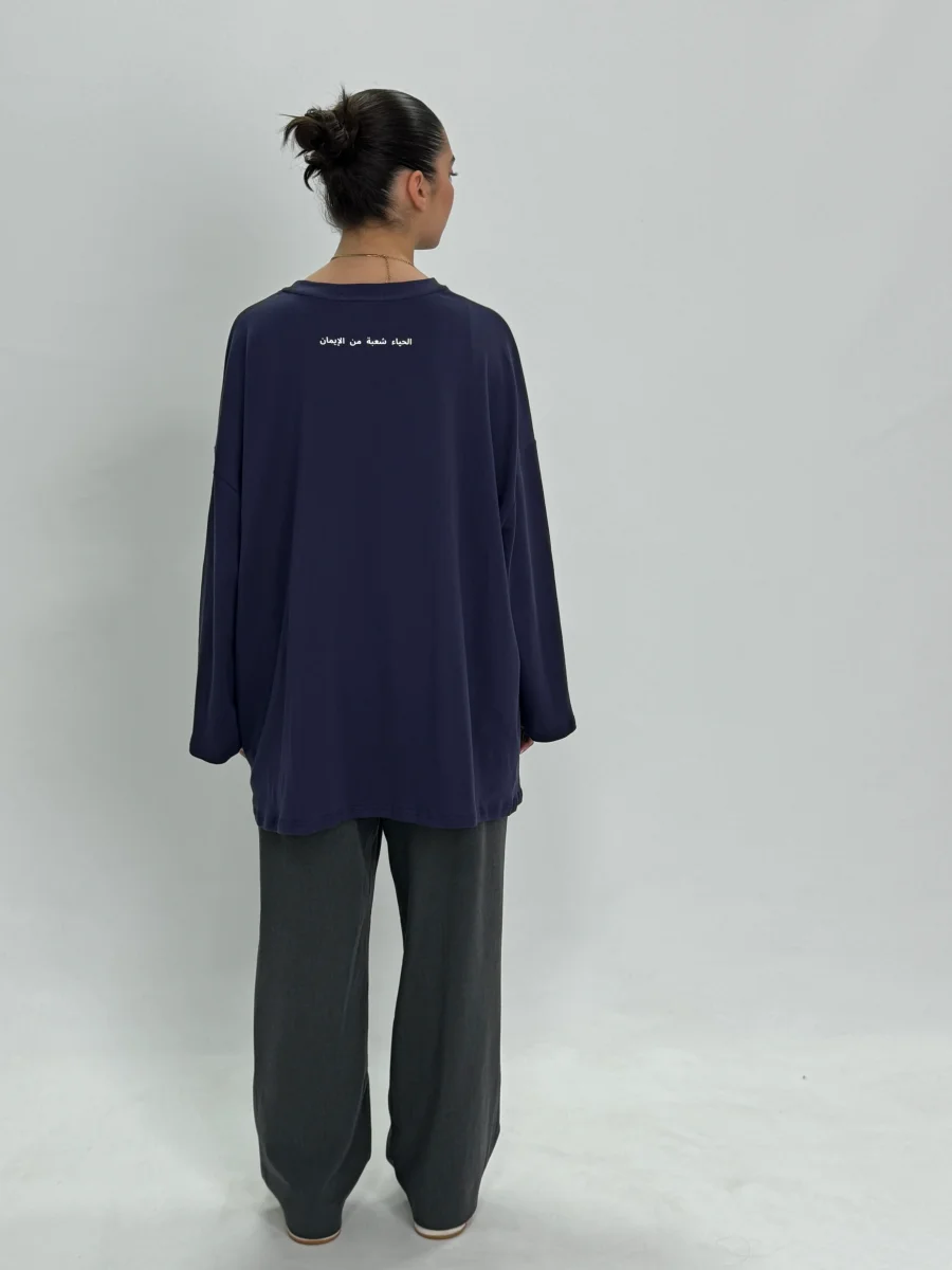 TEE-SHIRT PYEONHAN BLEU – Image 6