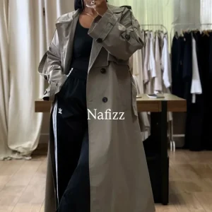 Veste trench Loa taupe