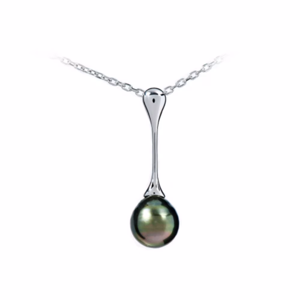 Collier Iza B Epure Argent et Perle de Tahiti