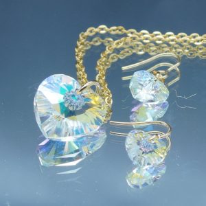 Collier Saint-Valentin irisé L