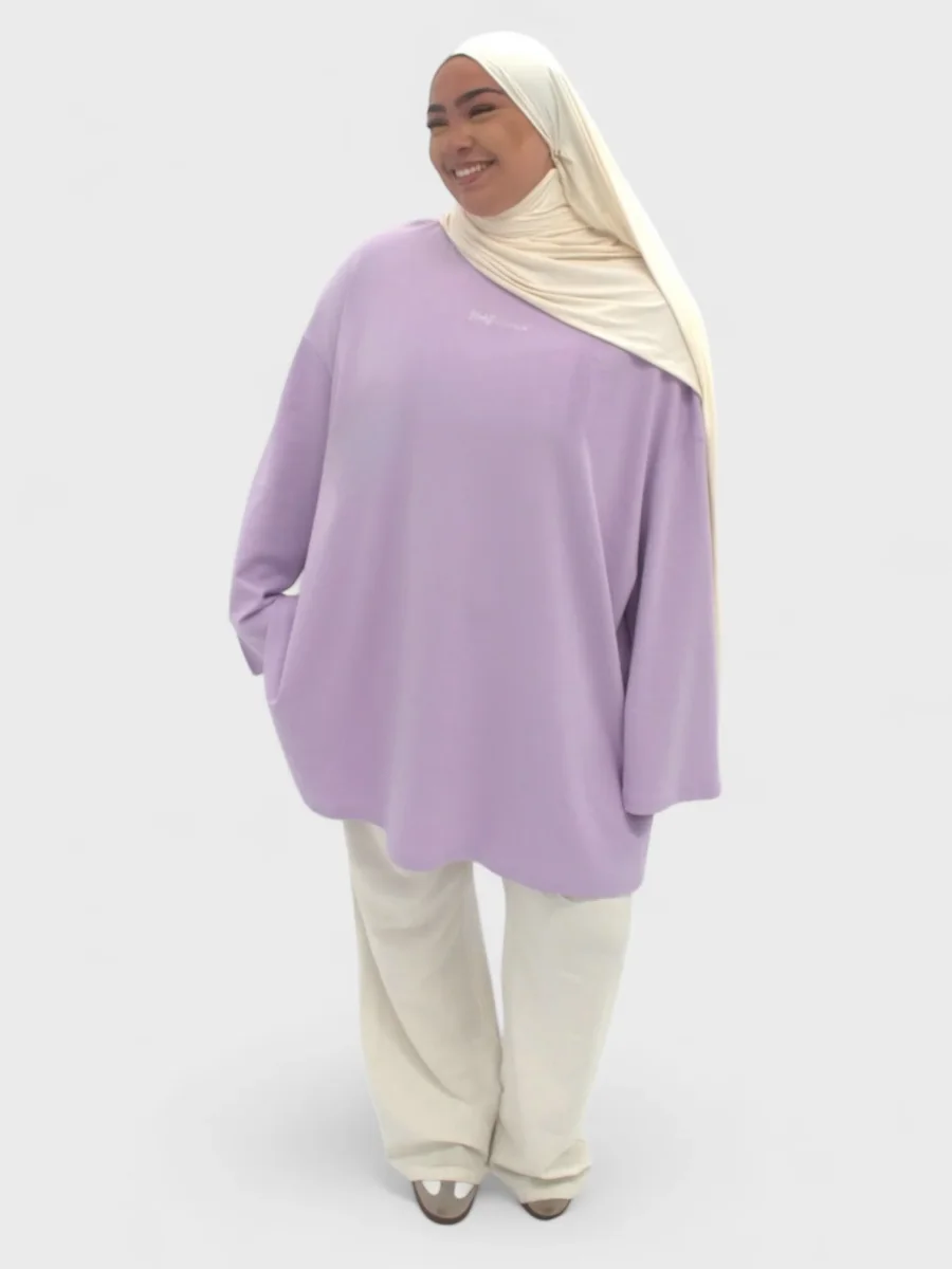 TEE-SHIRT PYEONHAN VIOLET – Image 3