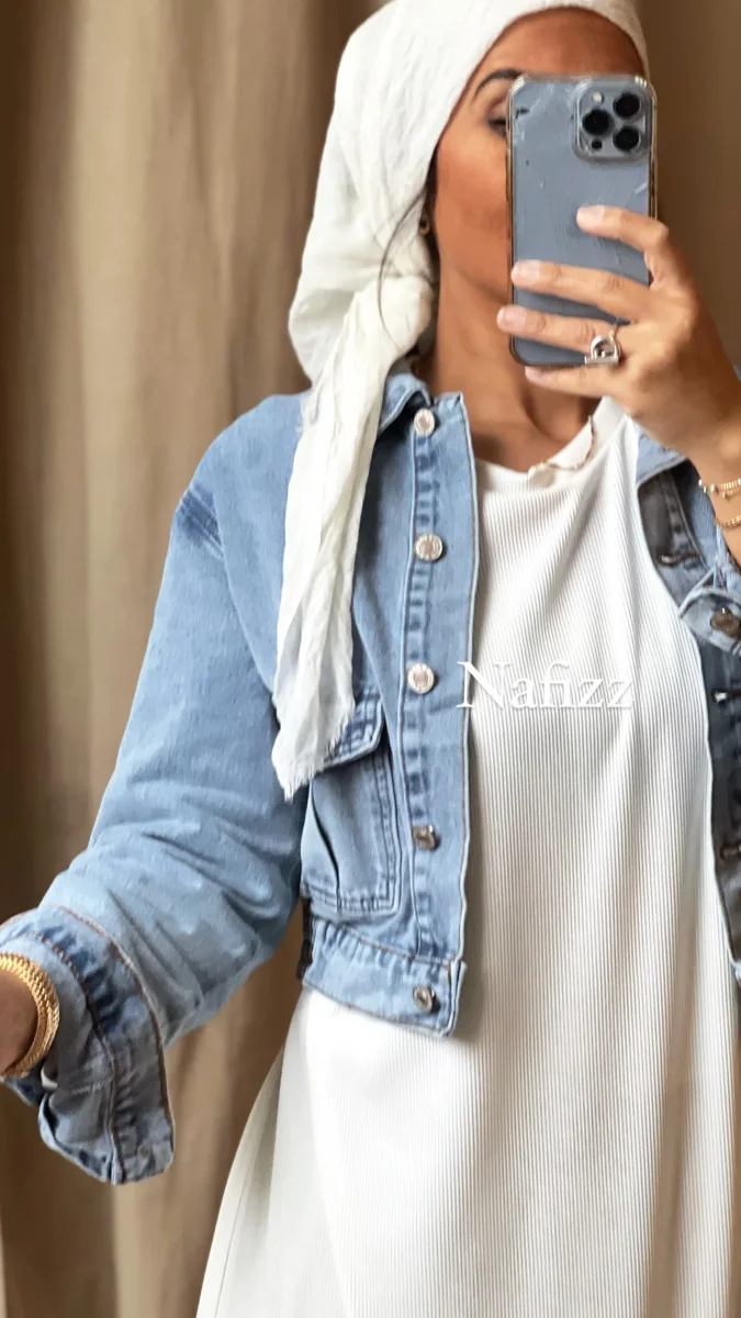 Veste en denim blue – Image 5