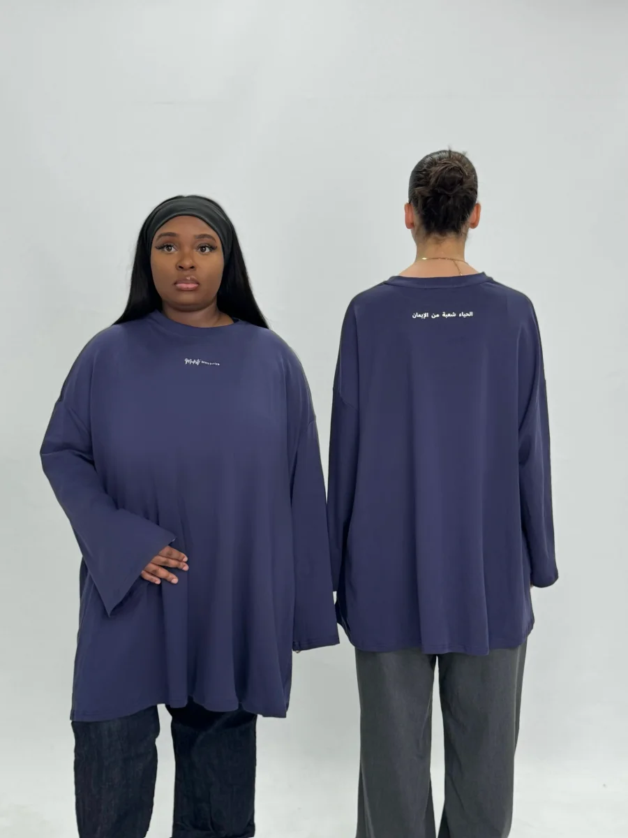 TEE-SHIRT PYEONHAN BLEU – Image 2