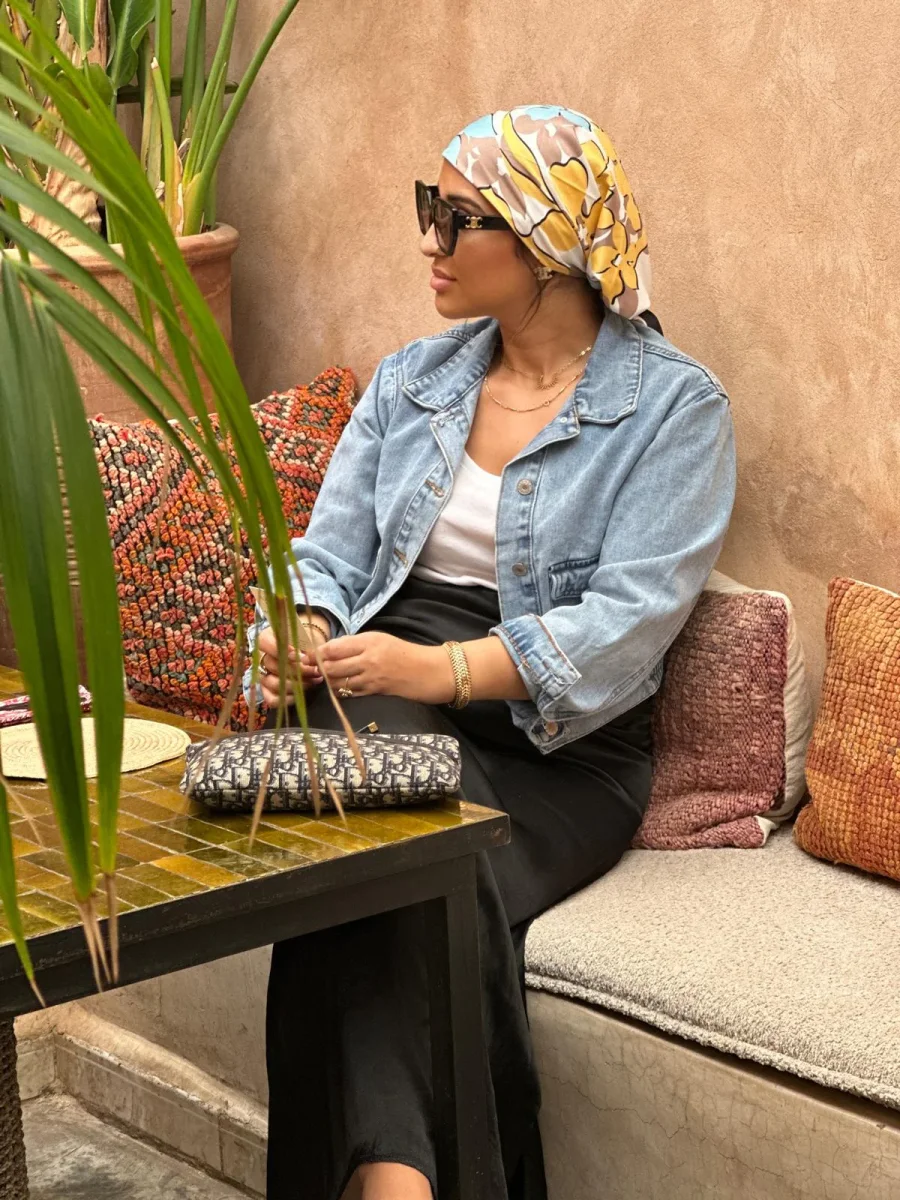 Veste en denim blue – Image 2