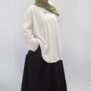 PALESTINE OVERSIZE TEE SHIRT WHITE