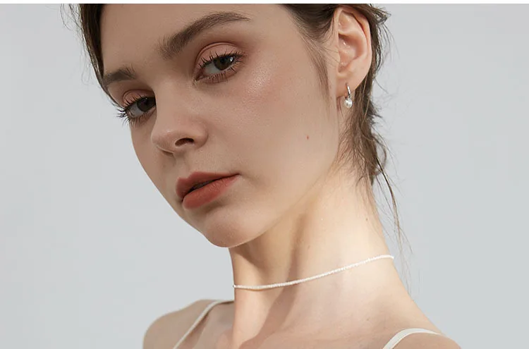 collier ras de cou argent – Image 9