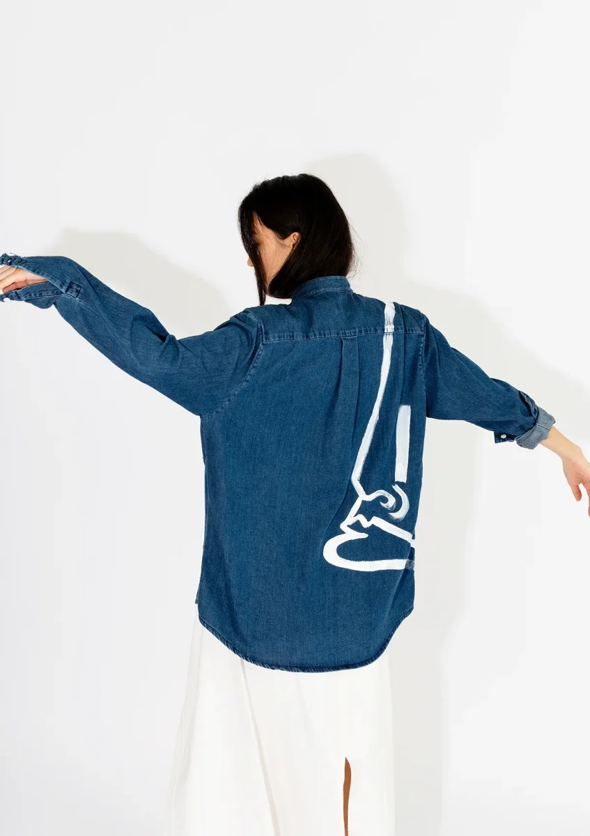 ADN loves ART - Chemise en denim - Oeuvre 5 – Image 5
