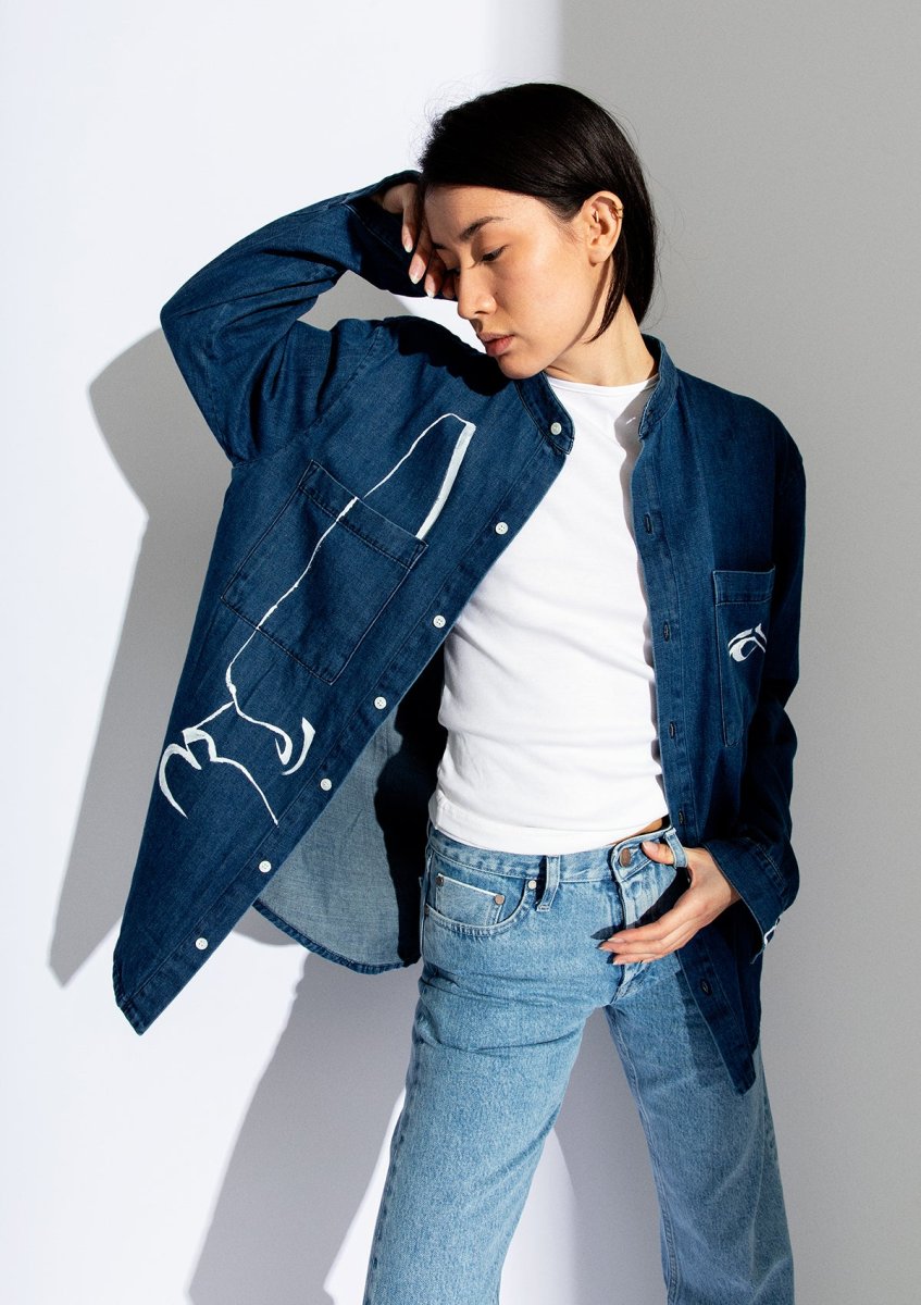 ADN loves ART - Chemise en denim - Oeuvre 7 – Image 4