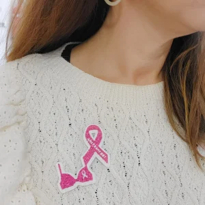 Broche octobre rose Amstramfoot