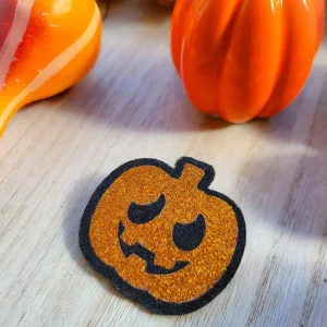 Broche citrouille Jack'O Lantern Halloween