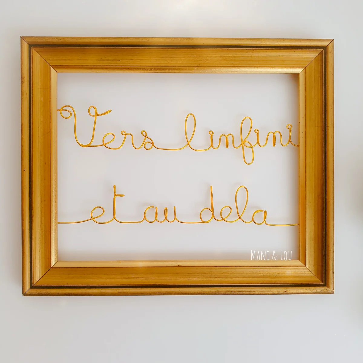 Cadre personnalisé doré – Image 7