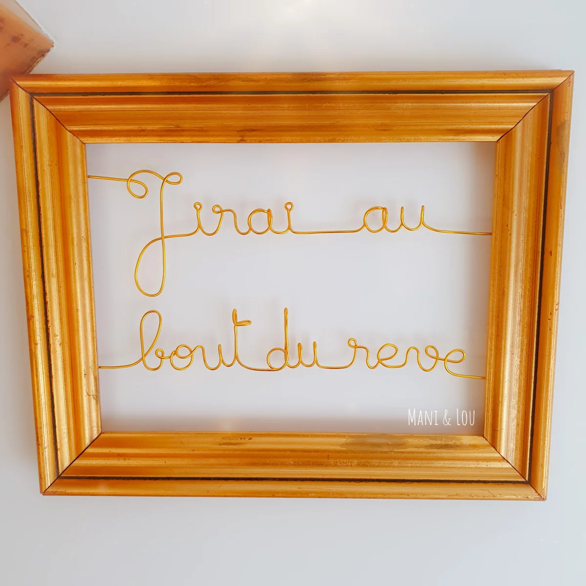 Cadre personnalisé doré – Image 6