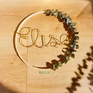 Couronne prénom eucalyptus
