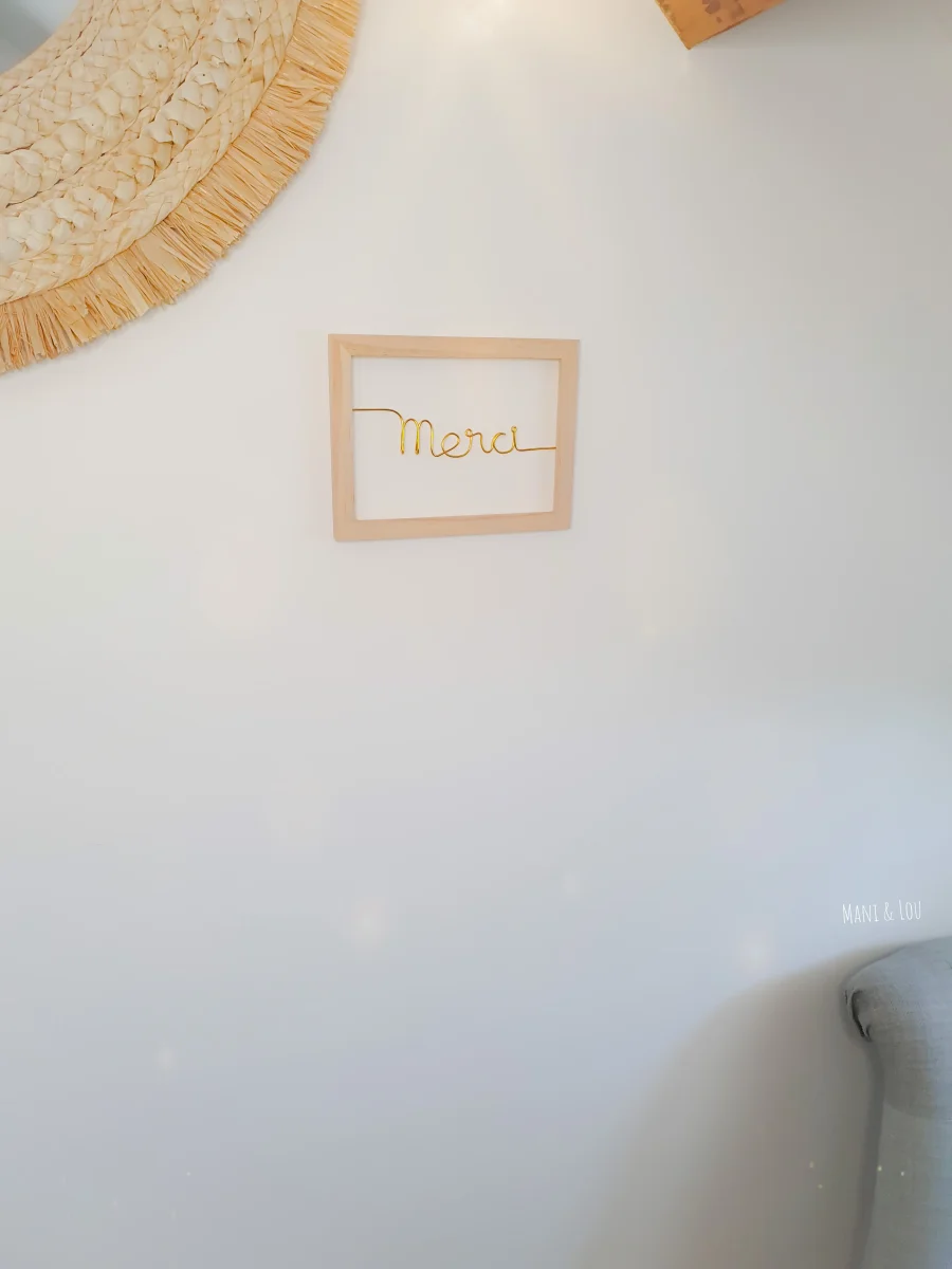 Cadre personnalisé bois brut cadeau – Image 3