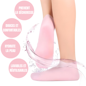 Chaussette Silicone Hydratante Nuit Sandy Confort