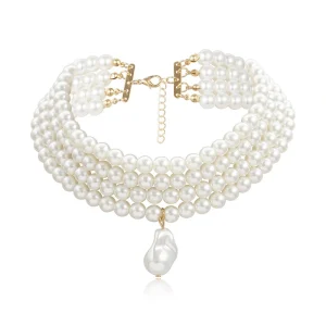 collier en perle pour femme