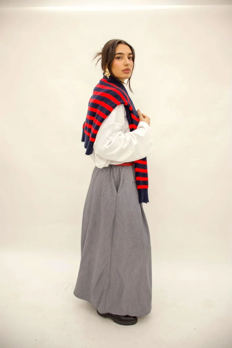 JUPE MINJI GRIS – Image 3