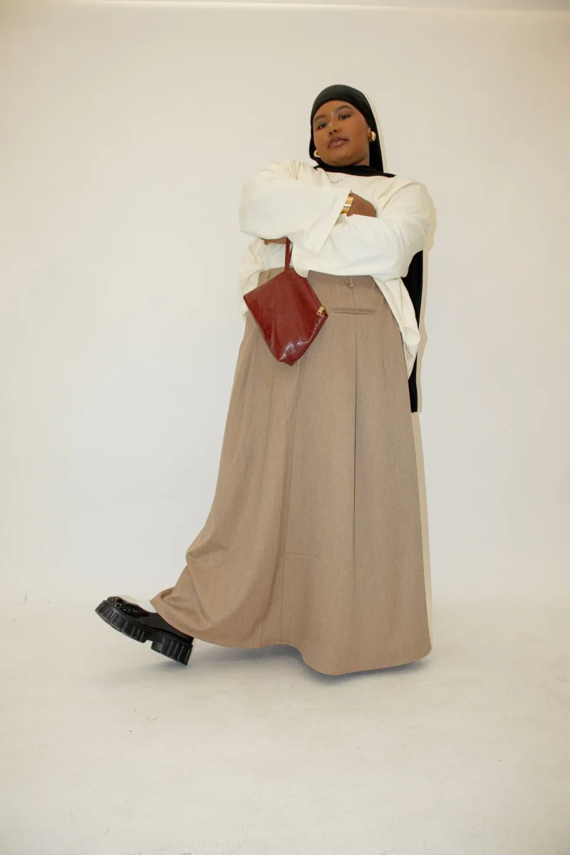 JUPE MINJI BEIGE – Image 3