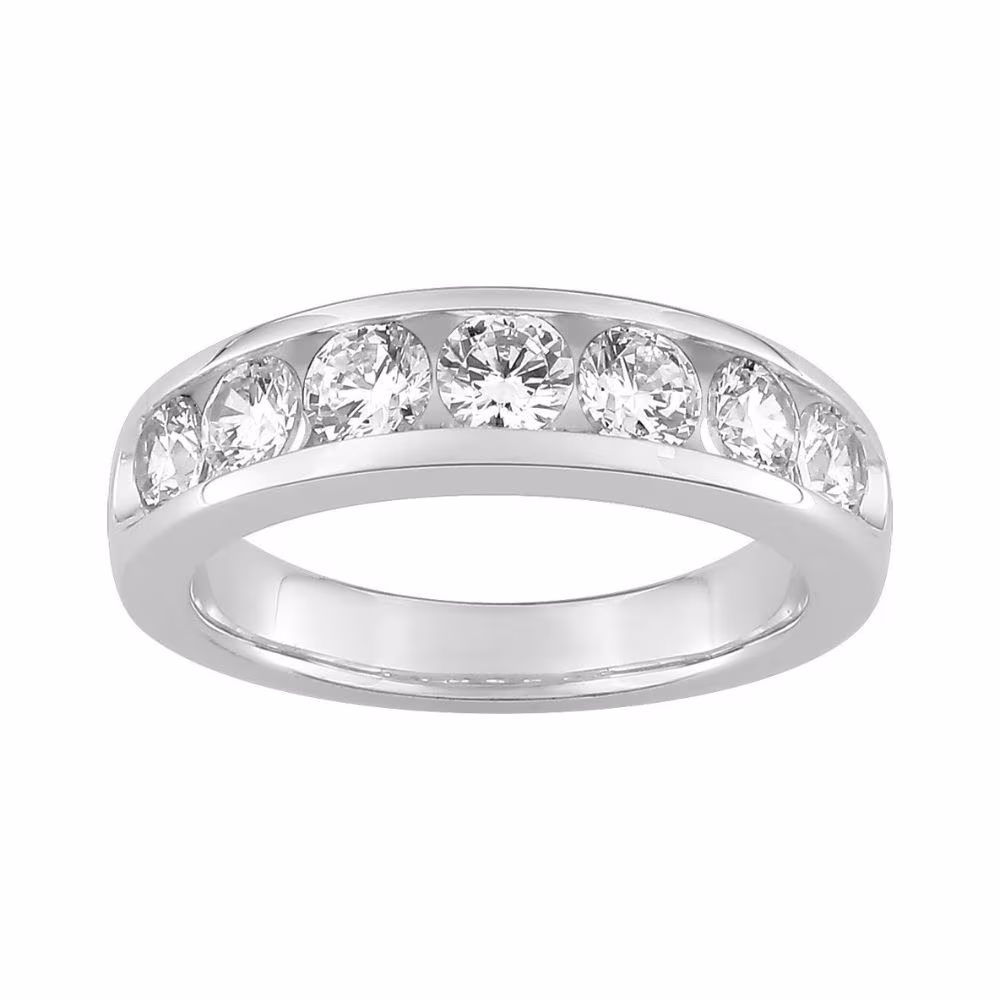 Alliance Diamants Synthétiques 1.50ct Serti Rail