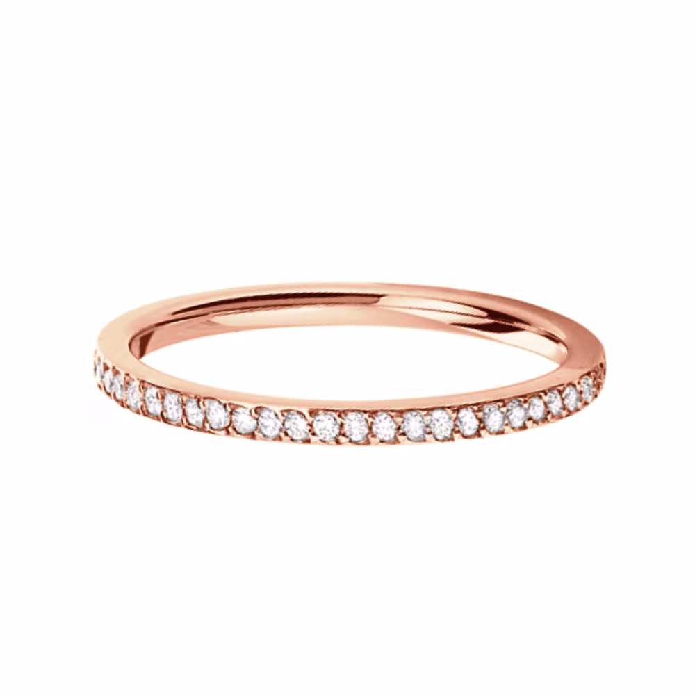 Alliance Diamant Ponce Mini Coralie Or Rose