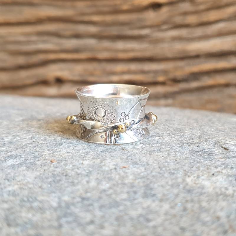 Bague anti stress argent ZEN – Image 5