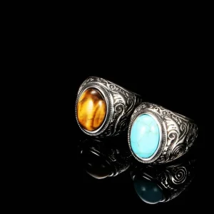 Bague avec Pierre Naturelle