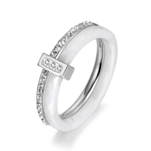 Bague Ceramique Blanche