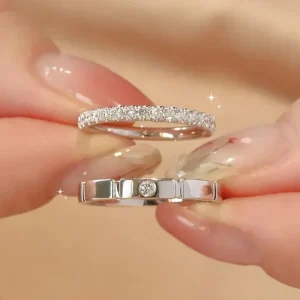 Bague de Couple Argent