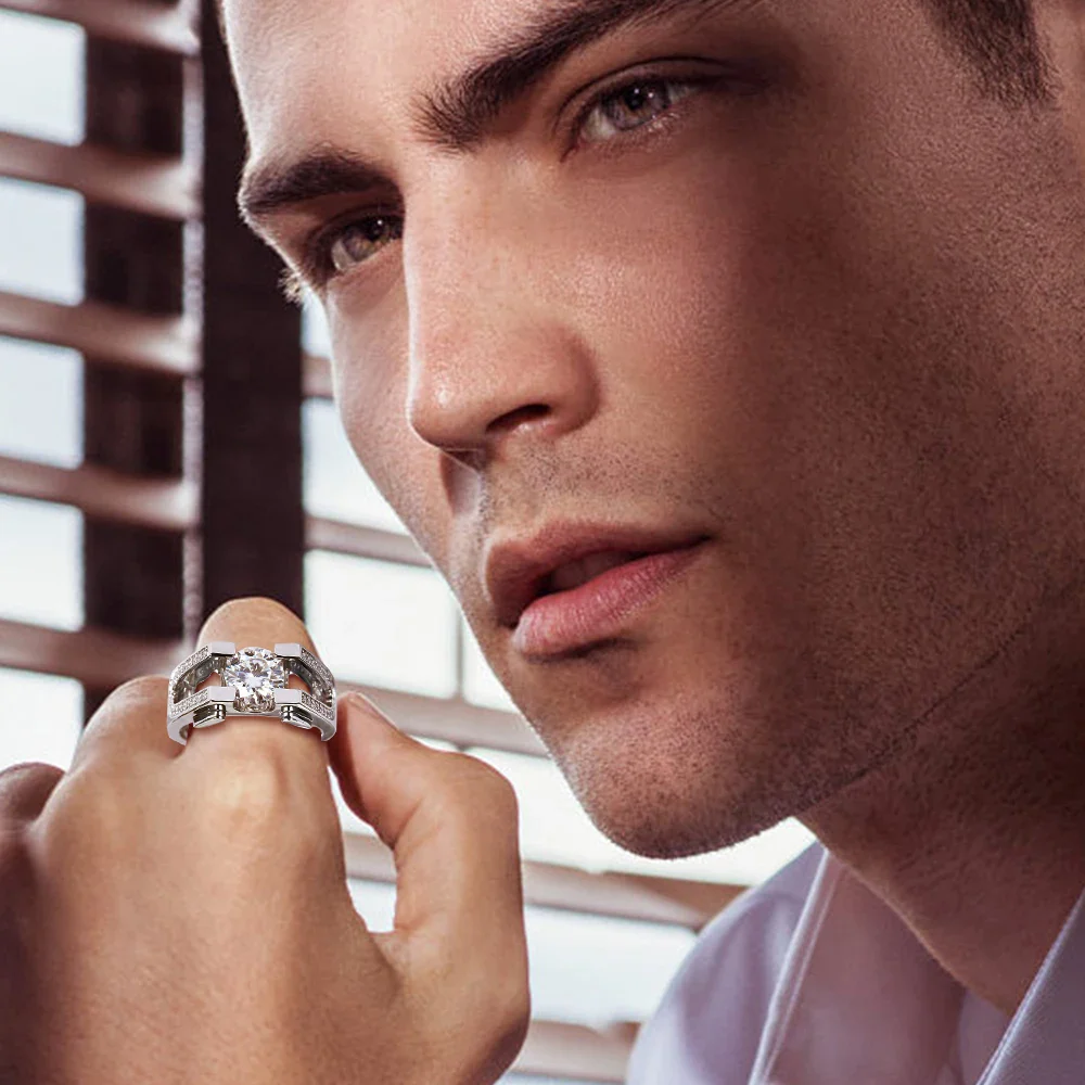 Bague Diamant Homme – Image 3