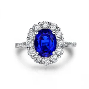 Bague Fiancaille Saphir