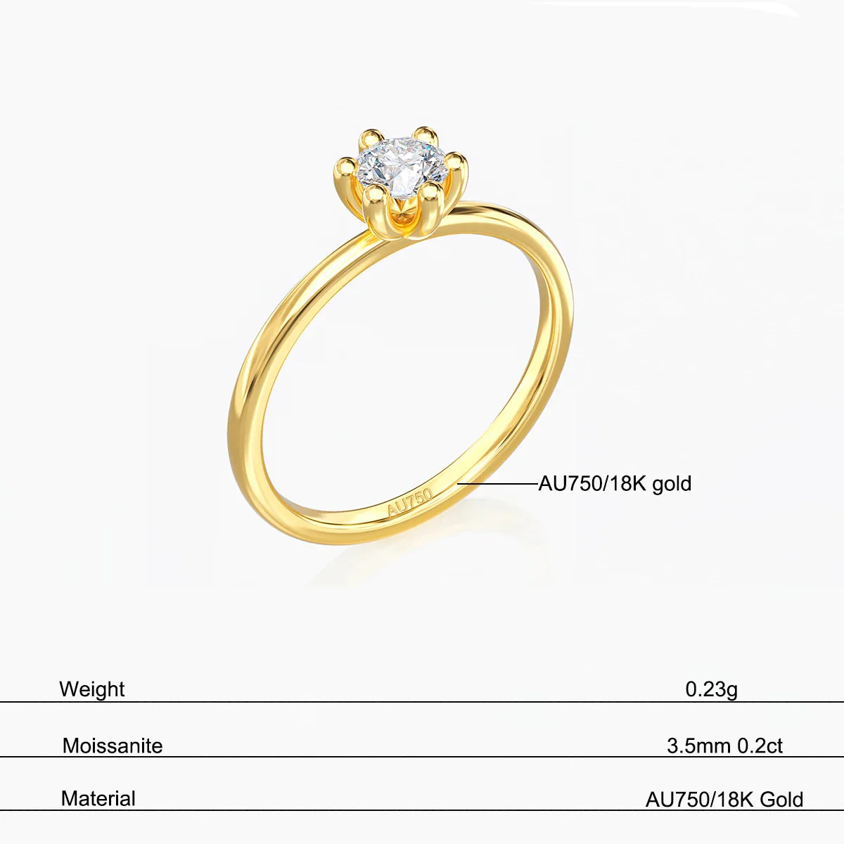 Bague Fine Or – Image 5