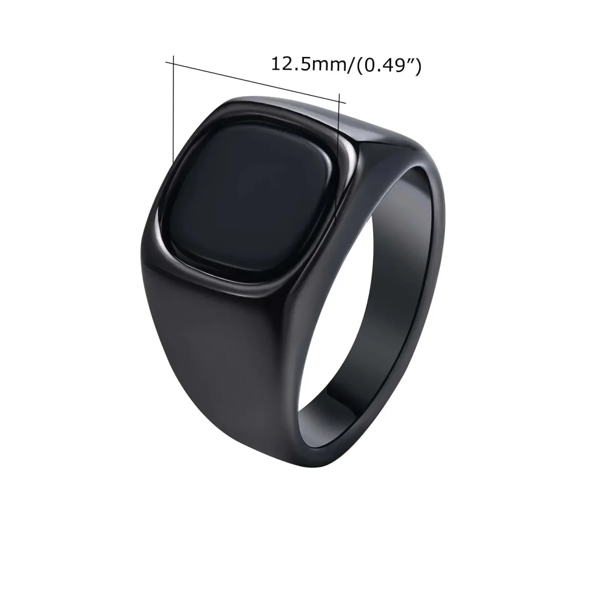 Bague Homme Noire – Image 5