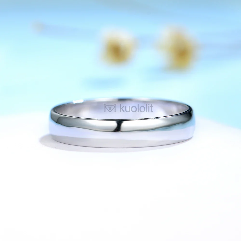 Bague Homme Or Blanc – Image 3
