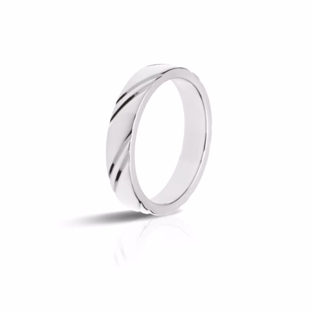 Bague Acier Poli Rochet Dear Homme