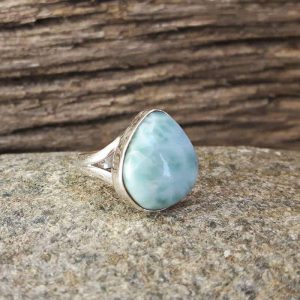 Bague larimar argent LAGON