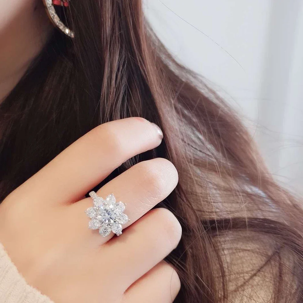 Bague Marguerite Diamant – Image 3