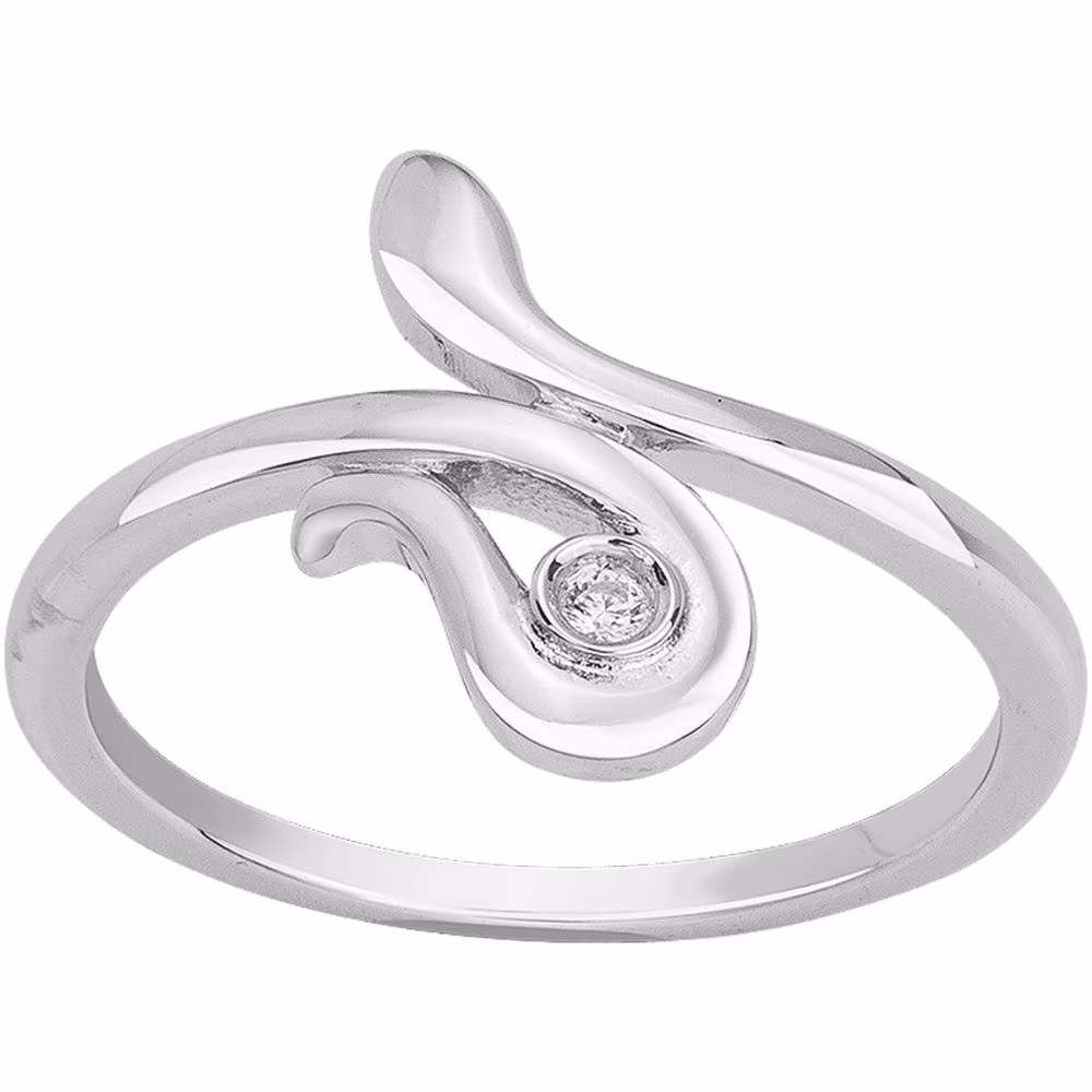 Bague serpent Mille et une Nuits La Garçonne Diamant, argent