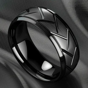 Bague Noire Homme