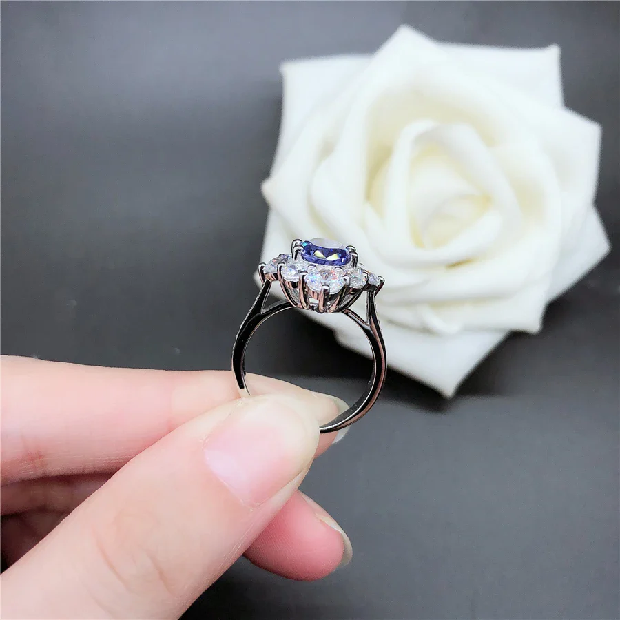 Bague Or Blanc Saphir – Image 4