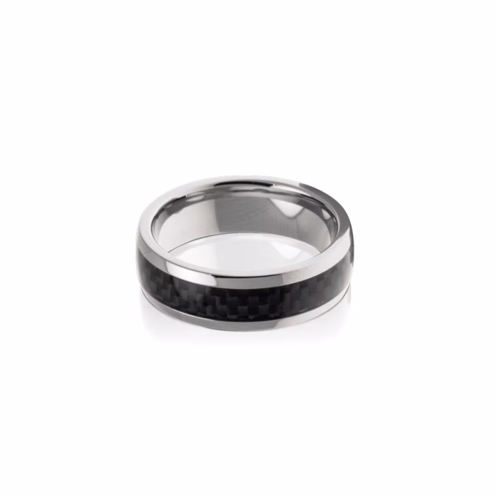 Bague Rochet Hydrid Acier et Carbone