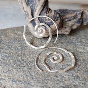 Boucles d&rsquo;oreilles créoles argent